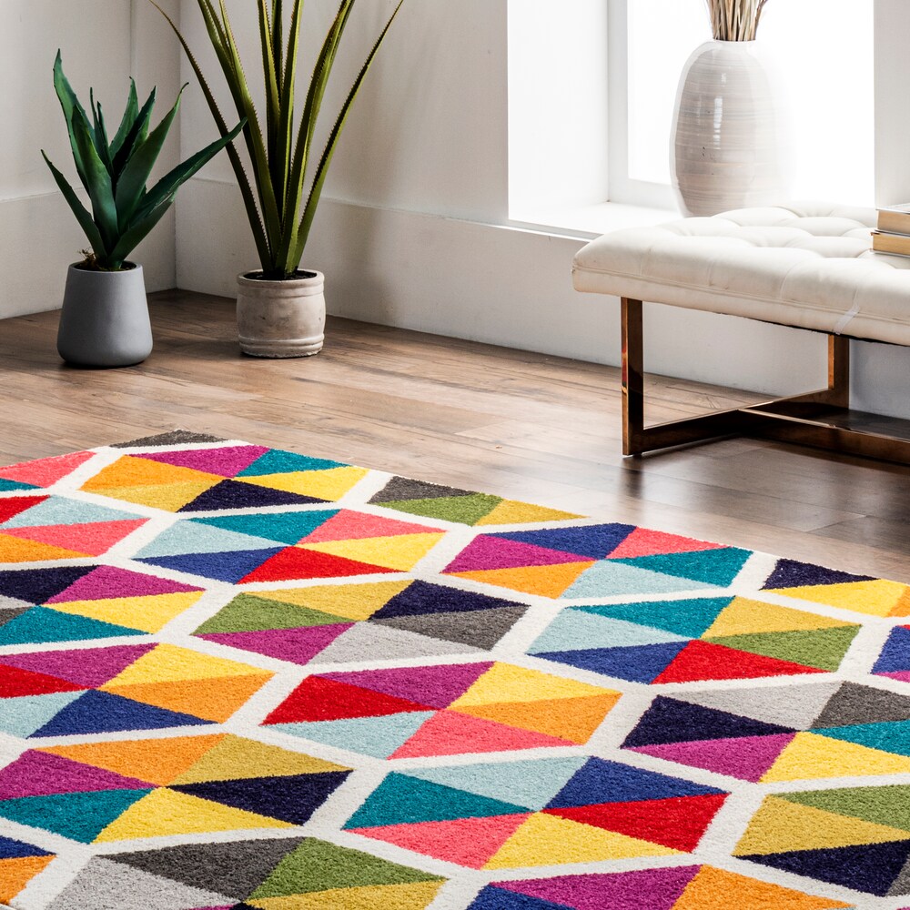 Maris Triangles Multi 10 ft. x 14 ft. Indoor Area Rug - Image 3
