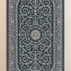 Royal Blue Medallion Runner Rug - 3.2x6.5 (ft)
