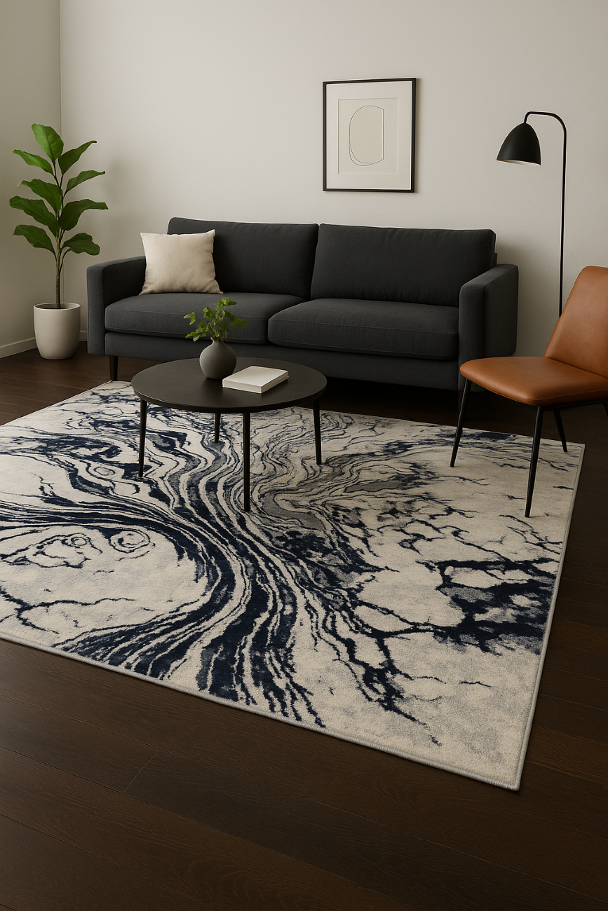 Current Navy PGI Rug 10x13 ft - Image 6
