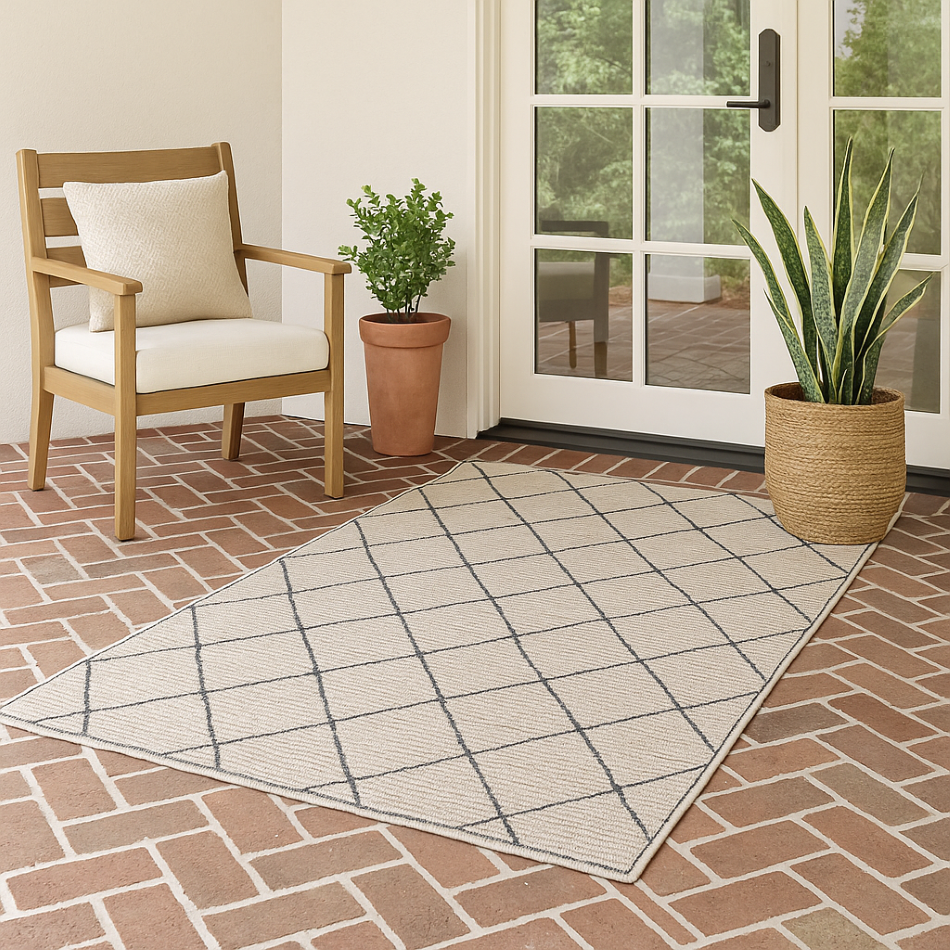 Newport 96059 Area Rug - 2.7x3.11 (ft) Indoor/Outdoor - Image 2