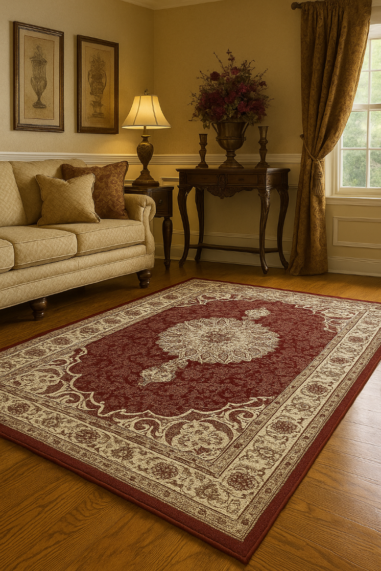 Pearl Crimson PGI Rug 6.5x9.7 ft - Image 6