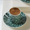 Posy Flowers Porcelain Turkish Coffee Set for 2 - Image 2