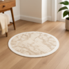 Sandstone Pattern Round Rug - 3.2x3.2 (ft) - Image 2
