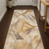 Sand Dunes Abstract Runner Rug - 2.6x5 (ft) - Image 2
