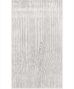 Silver Woodgrain Runner Rug - 2.6x5 (ft)