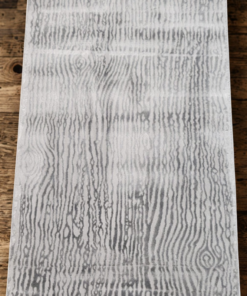 Alternative view of Silver Woodgrain Runner Rug - 2.6x5 (ft)
