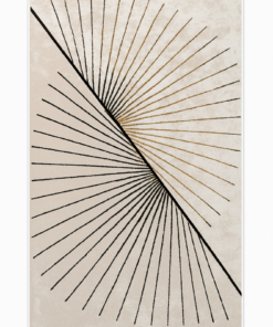 Venus Sunburst Line Runner Rug - 2.6x5 (ft)