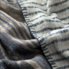 Textured Stripe Cotton Double Blanket - 78 X 86.60 in - Image 4