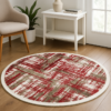 Urban Maze Round Rug - 3.2x3.2 (ft) - Image 3