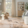 Nourison 9x12 (ft) Mocha Modern Washable Rug - Image 2