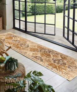 Vintage Collection Distressed | Bohemian | Beige/Brown Chic Runner Rug - 2.7x9 ft