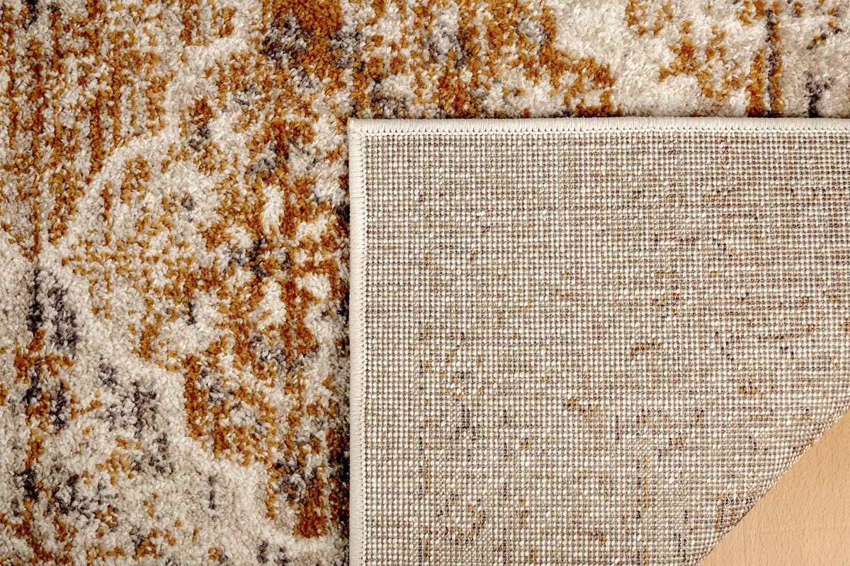 Vintage Collection Distressed | Bohemian | Beige/Brown Chic Area Rug - 4x6 ft - Image 2