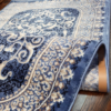 Royal Blue Medallion Runner Rug - 3.2x6.5 (ft) - Image 3